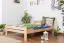Bettgestell Buche 140 x 200 cm Natur Abbildung