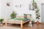 Buche Bettgestell 140 x 200 cm Natur Abbildung