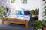 Bett Kiefer 160 x 200 cm Braun Abbildung
