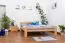 Massivholzbett Buche 160 x 200 cm Natur mit Lattenrost Abbildung