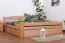 Buche Bett mit Schublade 180 x 200 cm Natur Abbildung