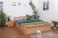 Buche Holzbett 180 x 200 cm Natur Abbildung