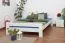 Holzbett Buche 160 x 200 cm Weiß Abbildung