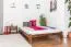 Kiefer Holzbett 160 x 200 cm Nuss Abbildung