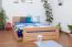 Stauraumbett Buche 160 x 200 cm Natur Abbildung