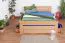 Bett Buche 160 x 200 cm Natur Abbildung