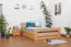 Holz Stauraumbett 140 x 200 cm Buche massiv Natur Abbildung