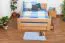 Bett mit Schubladen Buche 140 x 200 cm Natur Abbildung