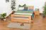 Bett 140 x 200 cm Buche Natur Abbildung