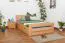 Bett 140 x 200 cm Buche massiv Natur Abbildung