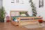 Bettgestell Buche 180 x 200 cm Natur Abbildung