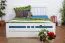 Holzbett Buche 160 x 200 cm Weiß Abbildung