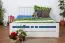 Schubladenbett Buche 160 x 200 cm Weiß Abbildung