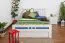 Weißes Buche Bett 140 x 200 cm Weiß massiv Abbildung