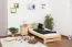 Kiefer Bett 160 x 200 cm Natur Abbildung