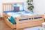 Bett 140 x 200 cm Buche Natur Abbildung