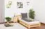Kiefer Massivholz Bettgestell 160 x 200 cm Natur Abbildung