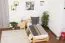 Bett Kiefer 160 x 200 cm Natur Abbildung