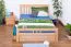 Bett ausziehbar 140 x 200 cm Buche Natur mit 2 Schublade(n) Abbildung