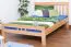 Bettgestell Buche 140 x 200 cm Natur Abbildung