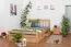Bett Buche 160 x 200 cm Natur Abbildung