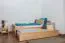 Buche Stauraumbett 90 x 200 cm Natur Abbildung