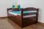 Stauraumbett Buche 90 x 200 cm Dunkelbraun Abbildung