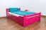 Massivholzbett Buche 120 x 200 cm Rosa mit Lattenrost Abbildung