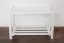 Schuhregal Kiefer Holz massiv, Farbe: Weiß 40x58x26 cm Abbildung