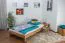 Futonbett Kernbuche 120 x 200 cm geölt Abbildung