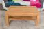 Couchtisch Buche Massivholz Farbe: Natur 45x105x65 cm Abbildung