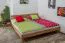 Kernbuche Massivholz Bettgestell 200 x 200 cm geölt Abbildung