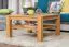 Beistelltisch Couchtisch Kernbuche Massivholz Farbe: Natur 50x80x80 cm Abbildung