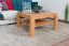 Wohnzimmertisch Buche Massivholz Farbe: Natur 45x80x80 cm Abbildung