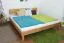 Bett 200 x 200 cm Eiche geölt Abbildung