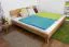Bett Eiche 200 x 200 cm geölt Abbildung