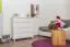 Sideboard, Kiefer massiv, Breite: 100 cm, Farbe: Weiß Abbildung