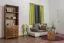 Standregal, 80 cm breit, Kiefer Holz-Massiv, Farbe: Eiche Abbildung