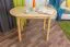 Runder Massivholz Esstisch 115x70 cm Kiefermassiv, Farbe: Natur Abbildung