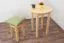 Holztisch 60 x 60 cm massiv Abbildung
