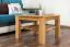 Couchtisch Eiche Massivholz Farbe: Natur 45x65x65 cm Abbildung