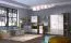 Jugendzimmer - Eckkommode Garian 09, Farbe: Eiche / Weiß / Grau, Abmessungen: 86 x 120 x 81cm (H x B x T)