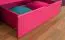 Bettgestell Buche 140 x 200 cm Rosa