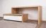 TV - Unterschrank Wooden Nature 107 Eiche teilmassiv geölt - 185 x 60 x 45 cm (B x H x T)