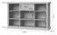 Kommode Lotofaga 11, Farbe: Grau / Walnuss - 102 x 167 x 48 cm (H x B x T)