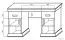 Schreibtisch Wewak 01, Farbe: Sonoma Eiche - Abmessungen: 76 x 130 x 60 cm (H x B x T)