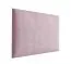 Polsterpaneele, 10er Set, Farbe: Rosa, Bezug: Velour, Maße: 38 x 30 cm