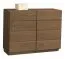 Kommode / Sideboard Fazenda 15, Farbe: Dunkelbraun, Eiche teilmassiv – 90 x 119 x 41 cm (H x B x T)