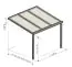 Terrassenüberdachung L 01, Dach: 10 mm Glas klar, Grundfläche: 10,71 m² - Abmessungen: 350 x 306 cm (B x L)