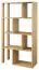 Regal Skradin 06, Farbe: Eiche - Abmessungen: 154 x 82 x 35 cm (H x B x T)